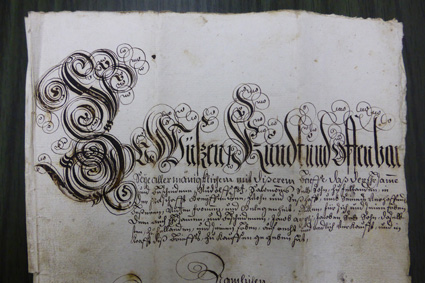 Kaufvertrag von 1742